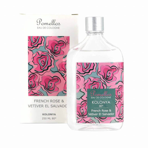 Pomellos Frenc Rose ve Vetiver El Salvador Cam Şişe Kolonya 250 ml - Pomellos