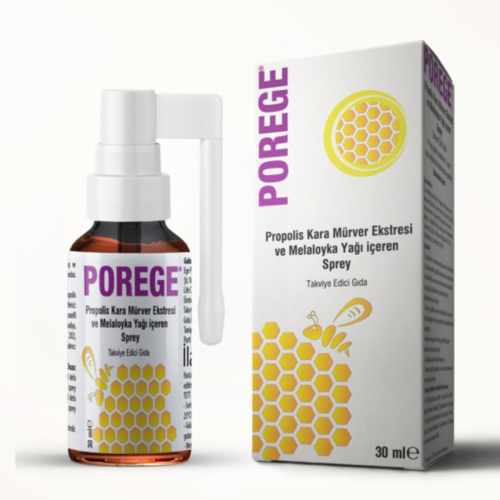 Porege Kara Mürver Sprey Takviye Edici Gıda 30 ml - Ege Pharma