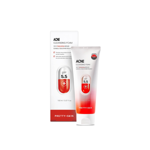 Prettyskin Acne Cleansing Foam 150 ml - PRETTYSKIN