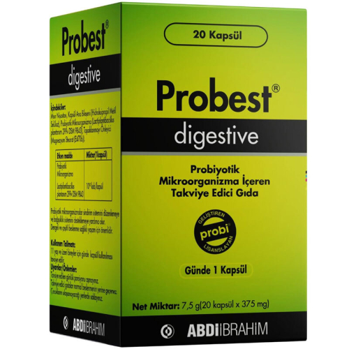 Probest Digestive Probiyotik Mikroorganizma İçeren 20 Kapsül - 3