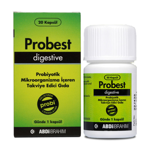 Probest Digestive Probiyotik Takviye Edici Gıda 20 Kapsül - 3
