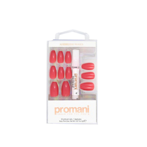 Promani Pearl Pink Takma Tırnak Kiti Gül Pembe - Promani
