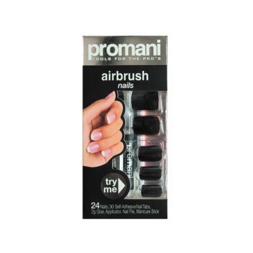 Promani Takma Tırnak Kiti Siyah - Promani