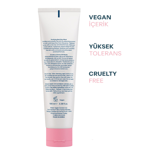 Propia Gözenek Karşıtı Kırmızı Kil Maskesi 100 ml - 8