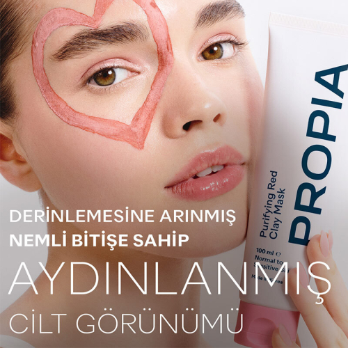Propia Gözenek Karşıtı Kırmızı Kil Maskesi 100 ml - 4