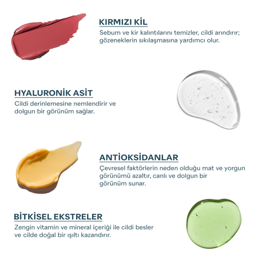 Propia Gözenek Karşıtı Kırmızı Kil Maskesi 100 ml - 7