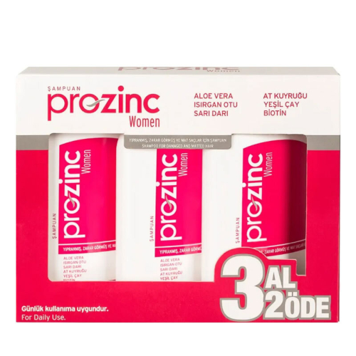 Prozinc İşlem Görmüş Saçlar için Şampuan 300 ml | 3 AL 2 ÖDE - Prozinc