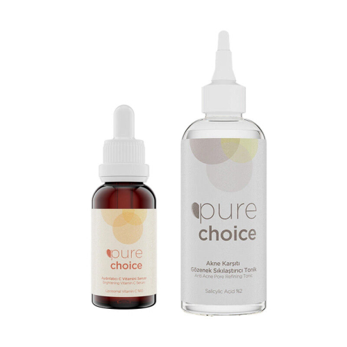 Pure Choice Aydınlatıcı ve Düzensiz Cilt Karşıtı Bakım Seti - Pure Choice