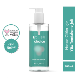 Pure Choice Hassas Ciltler için Yüz Temizleme Jeli 200 ml - 3