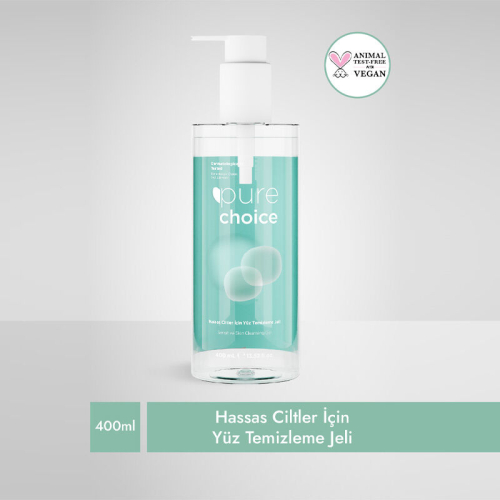Pure Choice Hassas Ciltler Için Yüz Temizleme Jeli 400 ml - 4