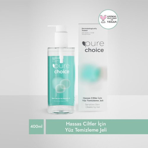Pure Choice Hassas Ciltler Için Yüz Temizleme Jeli 400 ml - 5