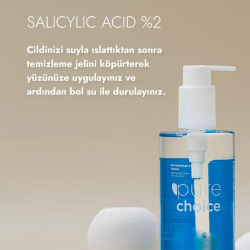 Pure Choice Karma ve Yağlı Ciltler için Temizleme jeli 200 ml - 2
