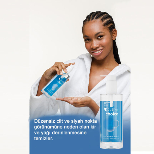 Pure Choice Karma ve Yağlı Ciltler için Yüz Temizleme Jeli 400 ml - 6