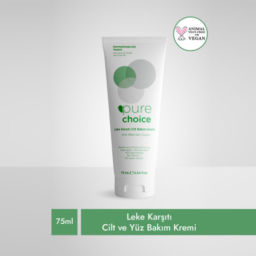 Pure Choice Leke Karşıtı Cilt Bakım Kremi 75 ml - 3