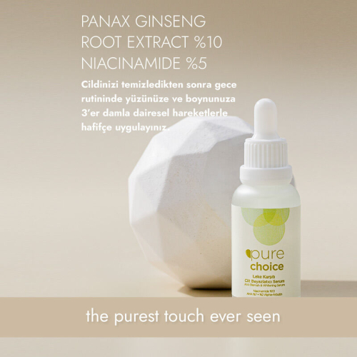 Pure Choice Leke Karşıtı Cilt Beyazlatıcı Serum 30 ml - 7