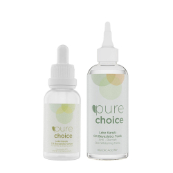 Pure Choice Leke Karşıtı ve Cilt Beyazlatıcı Bakım Seti - 1
