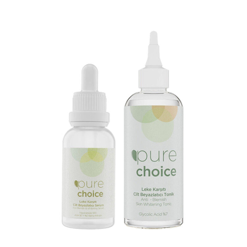 Pure Choice Leke Karşıtı ve Cilt Beyazlatıcı Bakım Seti - Pure Choice