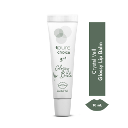Pure Choice Parlatıcı 3in1 Glossy Lip Balm - Crystal Veil 10 ml - 2