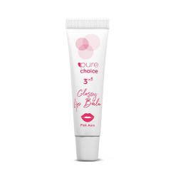 Pure Choice Parlatıcı 3in1 Glossy Lip Balm - Pink Aura 10 ml - 1