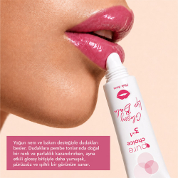 Pure Choice Parlatıcı 3in1 Glossy Lip Balm - Pink Aura 10 ml - 3