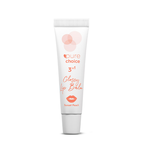 Pure Choice Parlatıcı 3in1 Glossy Lip Balm - Sunset Peach 10 ml - Pure Choice
