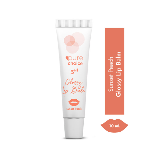 Pure Choice Parlatıcı 3in1 Glossy Lip Balm - Sunset Peach 10 ml - 2