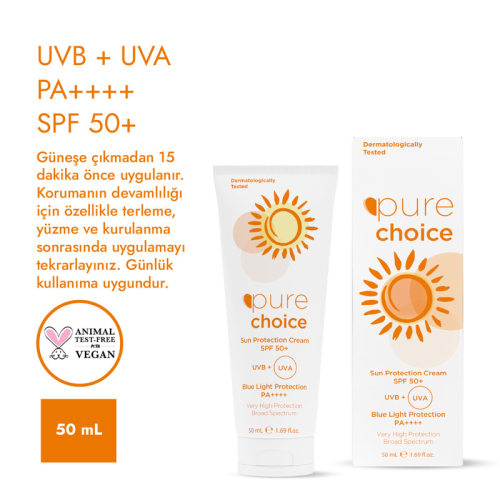 Pure Choice Pure Choice Spf50+ Güneş Koruyucu Krem 50 ml - 4