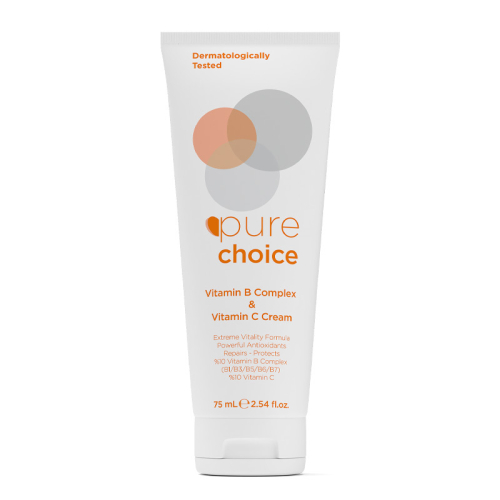 Pure Choice Vitamin C ve Vitamin B Complex Cilt Bakım Kremi 75 ml - Pure Choice