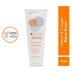 Pure Choice Vitamin C ve Vitamin B Complex Cilt Bakım Kremi 75 ml - 3