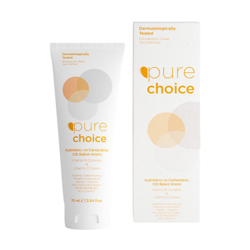 Pure Choice Vitamin C ve Vitamin B Complex Cilt Bakım Kremi 75 ml - 2