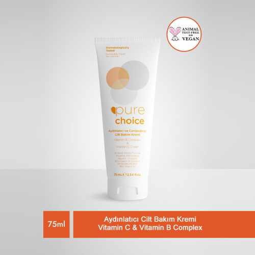 Pure Choice Vitamin C ve Vitamin B Complex Cilt Bakım Kremi 75 ml - 5