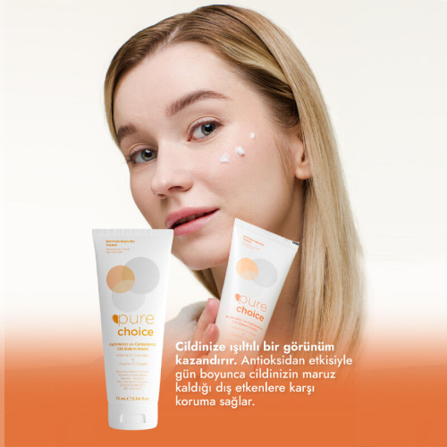 Pure Choice Vitamin C ve Vitamin B Complex Cilt Bakım Kremi 75 ml - 8