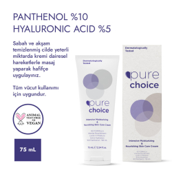 Pure Choice Yoğun Nemlendirici Ve Besleyici Cilt Bakım Kremi 75 ml - 4
