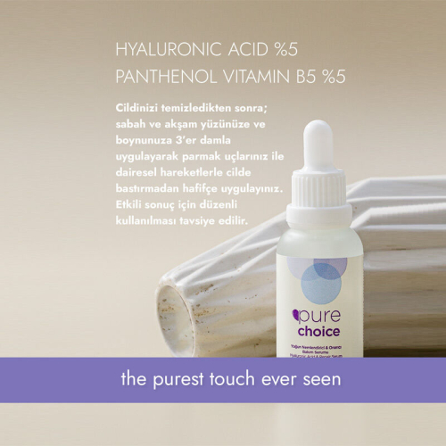 Pure Choice Yoğun Nemlendirici ve Onarıcı Bakım Serumu 30 ml - 6