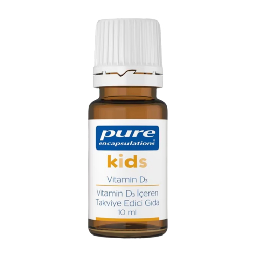 Pure Encapsulations Kids Vitamin D3 Damla Takviye Edici Gıda 10 ml - Pure Encapsulations