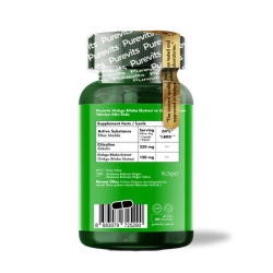 Purevits Sitikolin Gingko Biloba Takviye Edici Gıda 30 Kapsül - 3