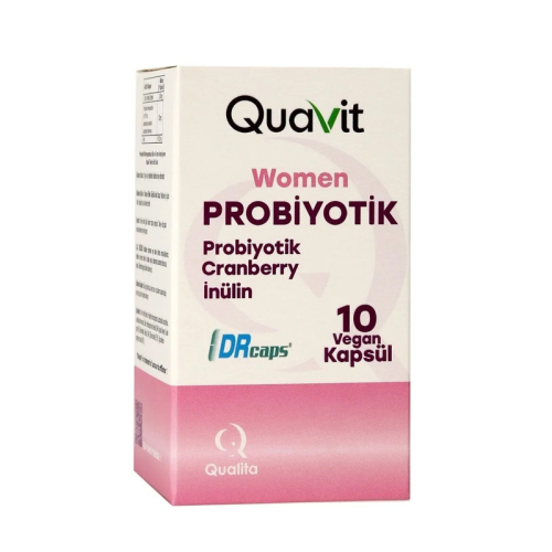 Quavit Women Probiyotik Takviye Edici Gıda 10 Kapsül - Qualita