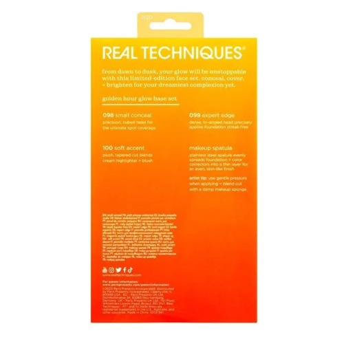 Real Techniques RT-021561 Solar Power Golden Hour Limited Edition Makyaj Fırça Seti - 6