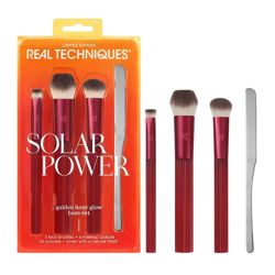 Real Techniques RT-021561 Solar Power Golden Hour Limited Edition Makyaj Fırça Seti - 1