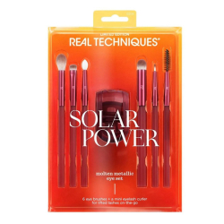 Real Techniques RT-0961 Solar Power Molten Limited Edition Metalik Göz Makyaj Fırça Seti - 2