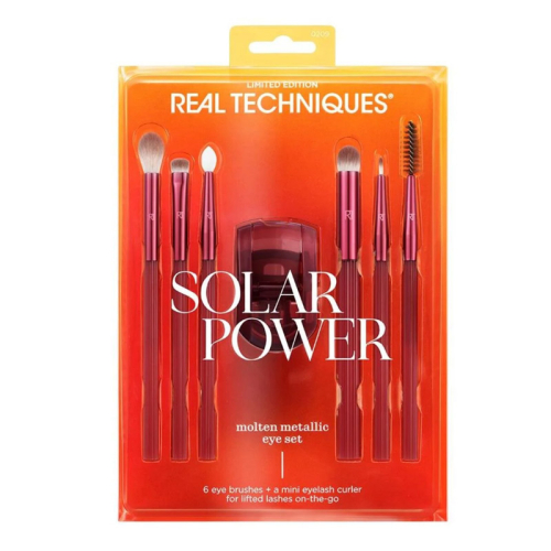 Real Techniques RT-0961 Solar Power Molten Limited Edition Metalik Göz Makyaj Fırça Seti - 2
