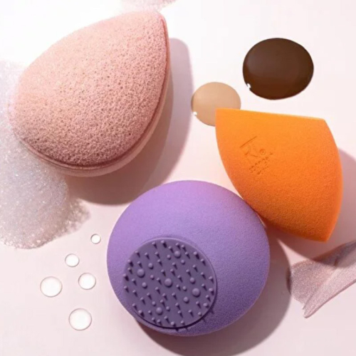 Real Techniques RT-4244 Glow Radiance Complexion Kit Cilt Bakım Makyaj Süngeri Seti - 6