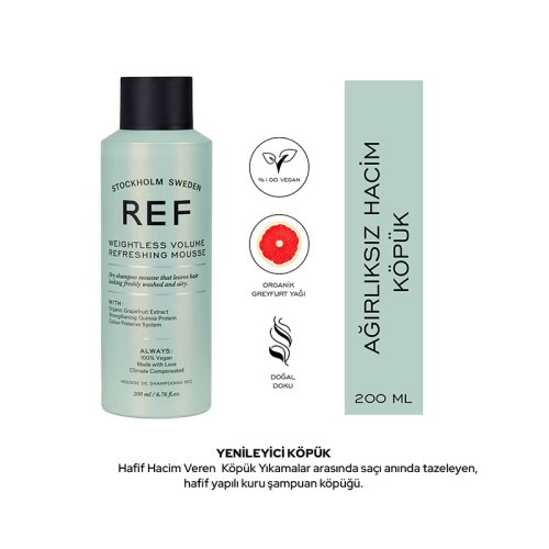 Ref Weightless Volume Refreshing Mousse 200 ml - 2