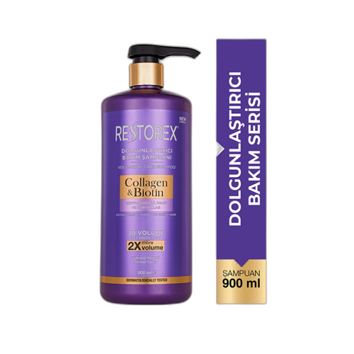 Restorex Dolgunlaştırıcı Bakım Şampuanı 900 ml - 2