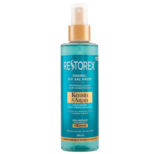 Restorex Keratin ve Argan Sıvı Saç Kremi 200 ml - Restorex