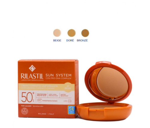 Rilastil Sun System SPF50+ Uniforming Compact Cream 10 gr - 03 Bronze - 2
