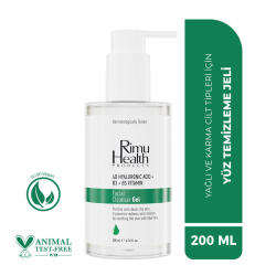 Rimu Health Nemlendirici Etkili Yüz Temizleme Jeli 200 ml - 2