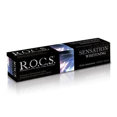 ROCS Sensation Whitening Beyazlatıcı Parlatıcı Diş Macunu 60ml - ROCS
