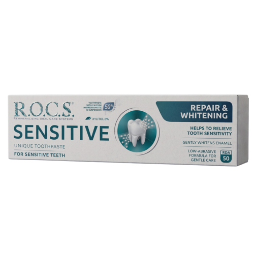 Rocs Sensitive Hassas Dişler İçin Beyazlatırıcı Diş Macunu 75 ml - 2