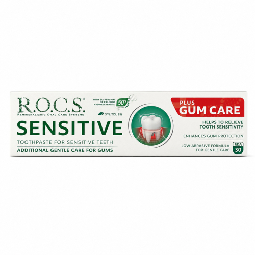 Rocs Sensitive Plus Gum Care Diş Macunu 75 ml - ROCS
